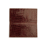 Ferrini ABBCKCG Full Alligator Checkbook Cognac