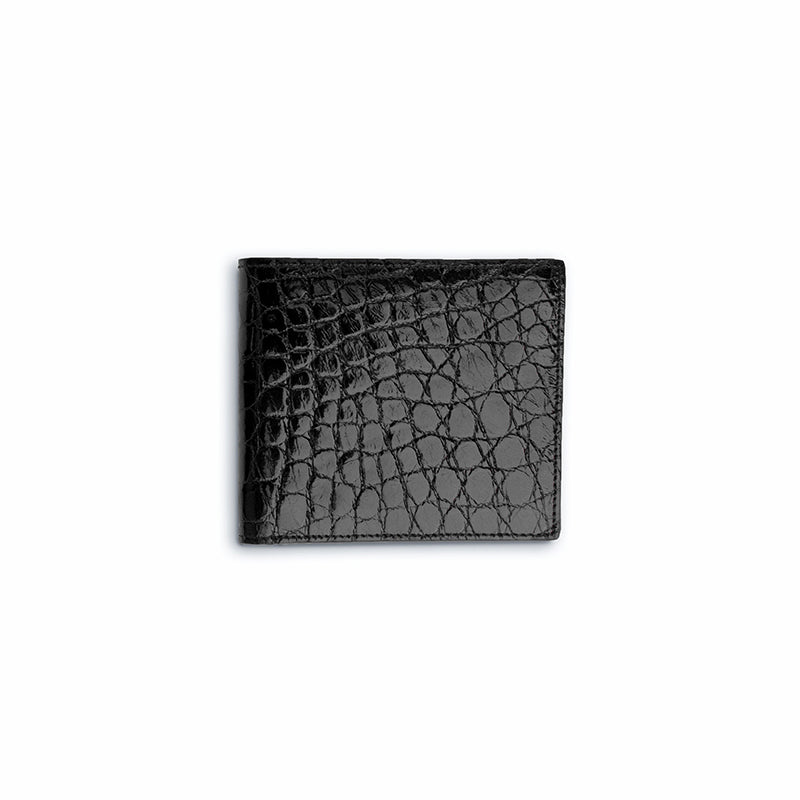 Ferrini ABBFBL Alligator Billfold Black