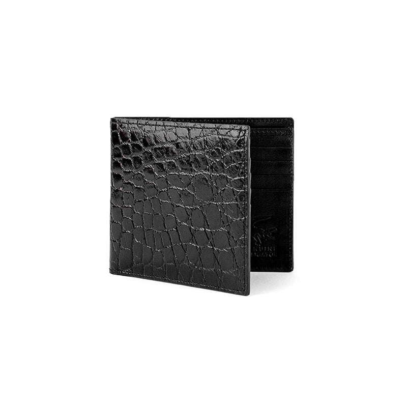 Ferrini ABBFBL Alligator Billfold Black
