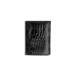 Ferrini ABBTFBL Full Alligator Trifold Black