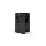 Ferrini ABBTFBL Full Alligator Trifold Black