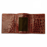 Ferrini ABBTFCG Full Alligator Trifold Cognac
