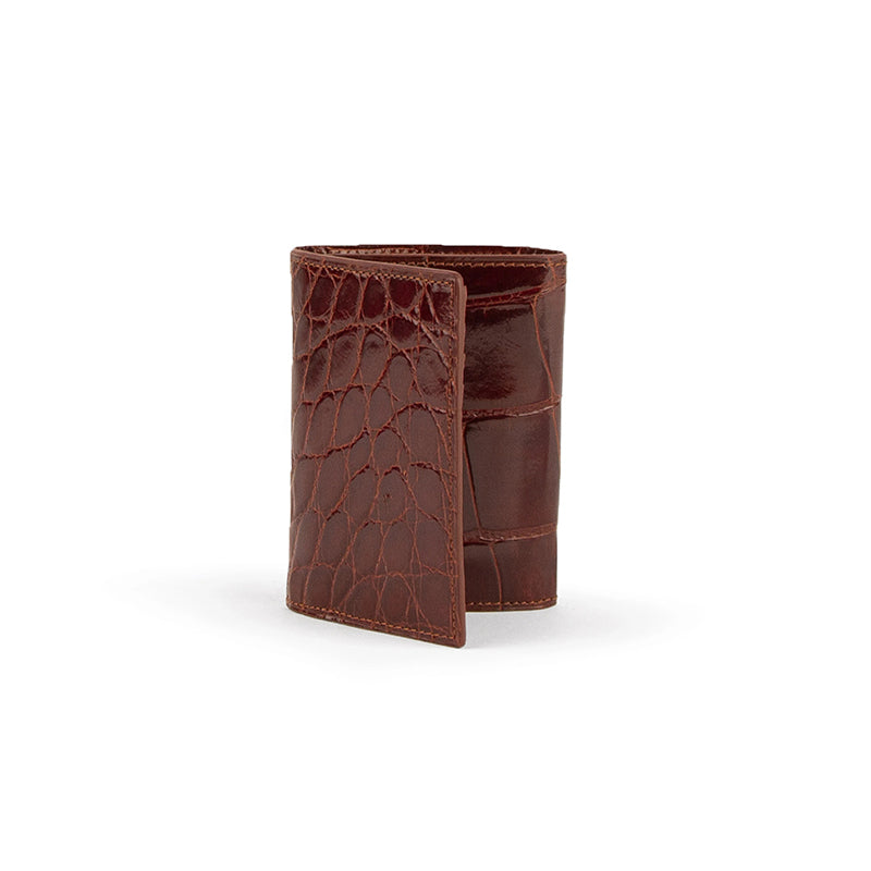 Ferrini ABBTFCG Full Alligator Trifold Cognac