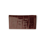 Ferrini ABCKCG Alligator Checkbook Cognac