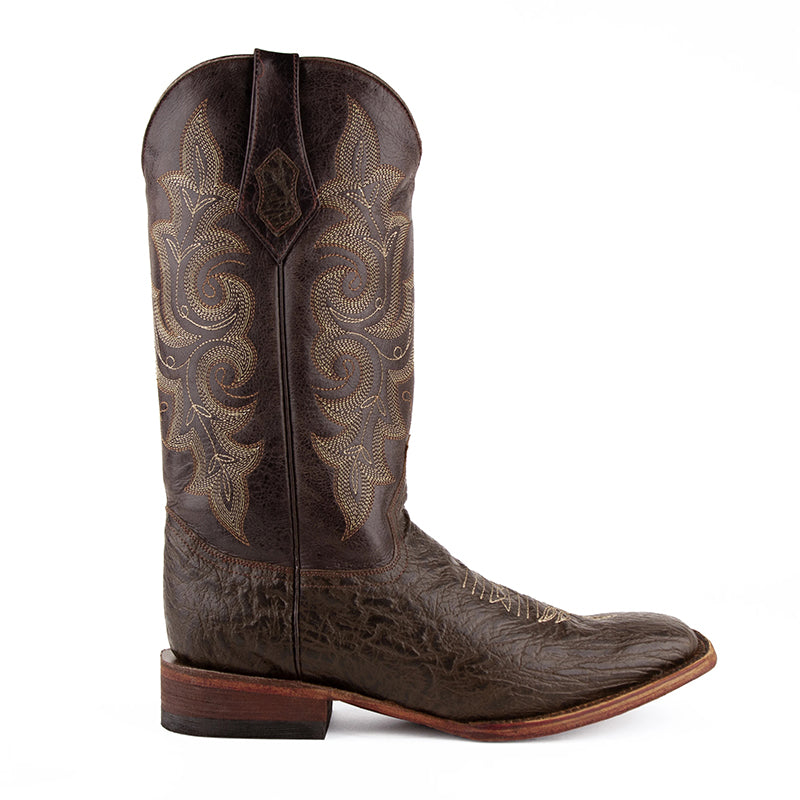 Ferrini Acero 12093-09 Square Toe Boots Chocolate