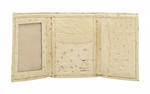 Ferrini AATF Ostrich Quill Trifold Wallet