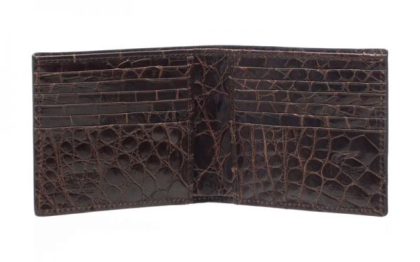 Ferrini Full Alligator Hipster Wallet