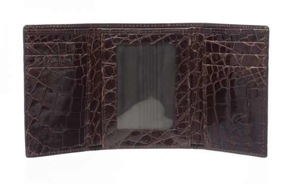 Ferrini Full Alligator Trifold Wallet