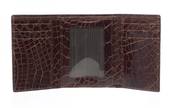 Ferrini Full Alligator Trifold Wallet