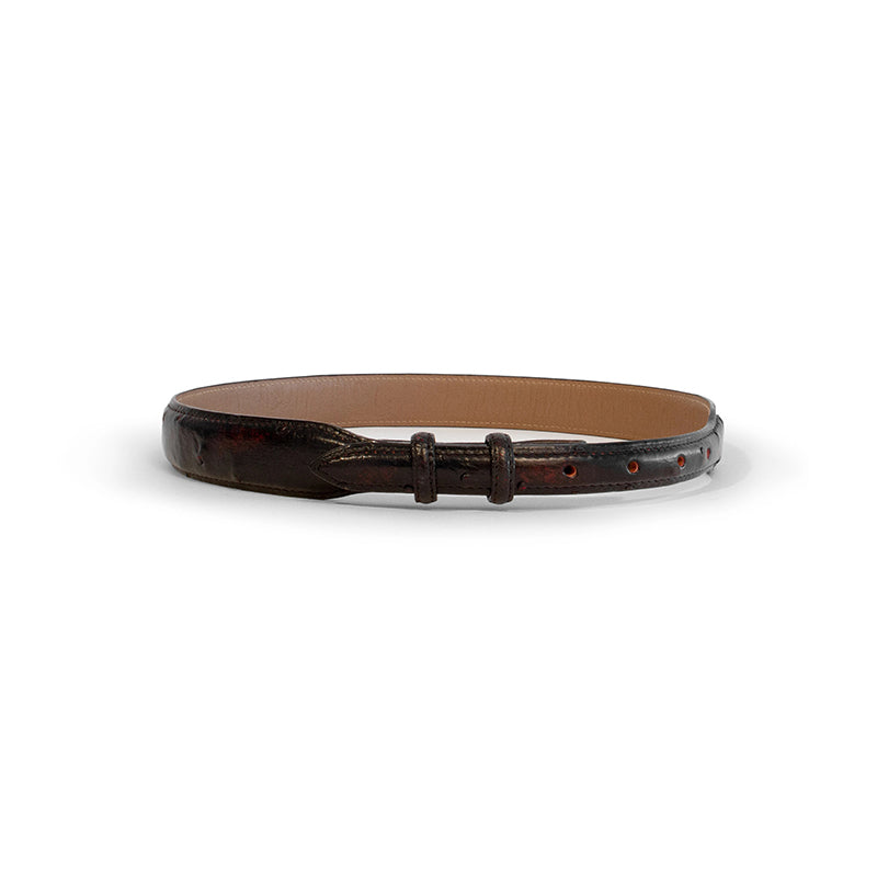 Ferrini BA2BC Full Quill Tapered Belt Black Cherry