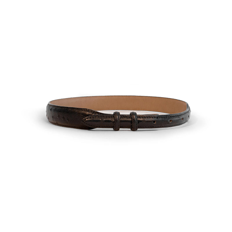 Ferrini BA2BL Full Quill Tapered Belt Black