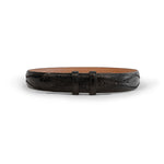 Ferrini BD5BL Lizard Patch Straight Belt Black