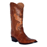 Ferrini Belly Alligator 10741-02 Exotic Boots Cognac