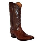 Ferrini Belly Alligator 10741-09 Exotic Boots Chocolate