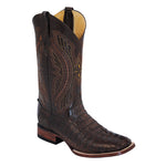 Ferrini Caiman 10493-09 Exotic Boots Chocolate