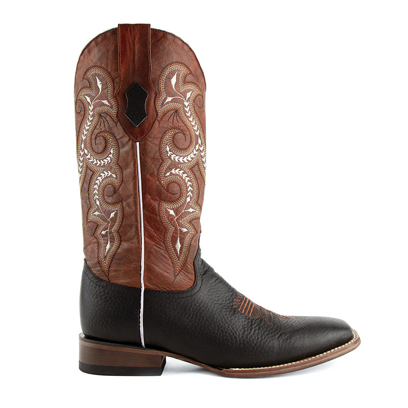 Ferrini Colby 12193-04 Square Toe Boots Black/Rust
