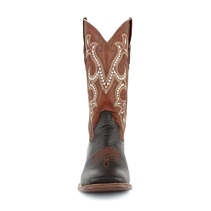 Ferrini Colby 12193-04 Square Toe Boots Black/Rust
