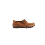 Ferrini Cowhide Print 35322-29 Round Toe Loafer Honey