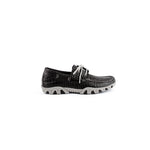 Ferrini Cowhide Print 35322-35 Round Toe Loafer Black