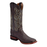 Ferrini Embossed 11893-09 Cowhide Boots Chocolate
