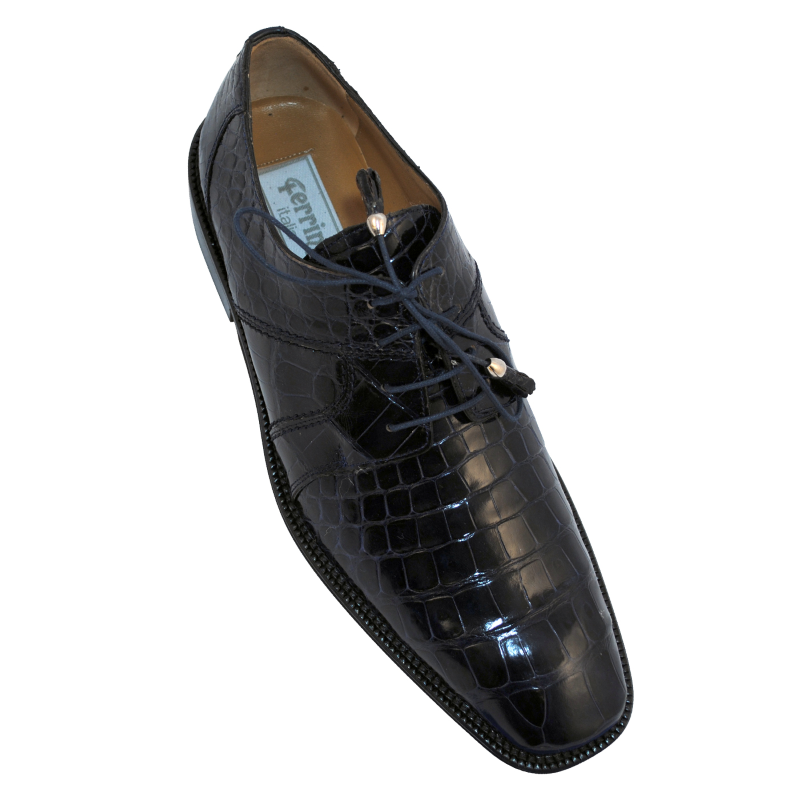Ferrini F205 Alligator Derby Shoes 