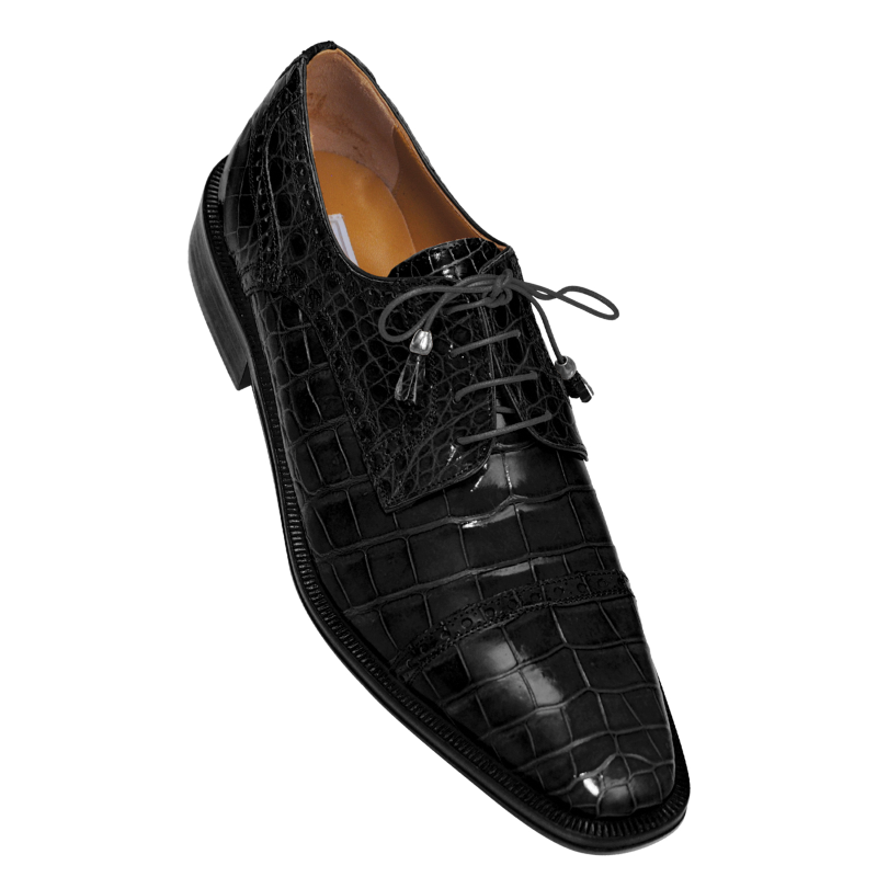 Ferrini F216 Alligator Derby Shoes