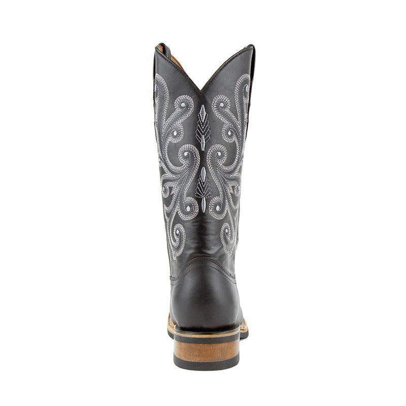 Ferrini French 15393-04 Square Toe Boots Black