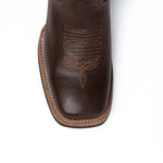 Ferrini French 15393-09 Square Toe Boots Chocolate