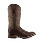 Ferrini French 15393-09 Square Toe Boots Chocolate