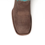Ferrini Hunter 12693-50 Square Toe Boots Chocolate/Turquoise