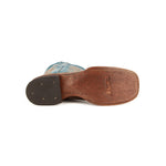 Ferrini Hunter 12693-50 Square Toe Boots Chocolate/Turquoise