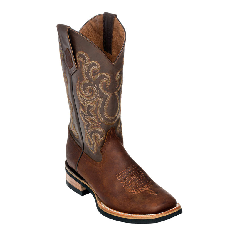 Ferrini Maverick Rubber Sole 15193-10 Cowhide Boots Brown