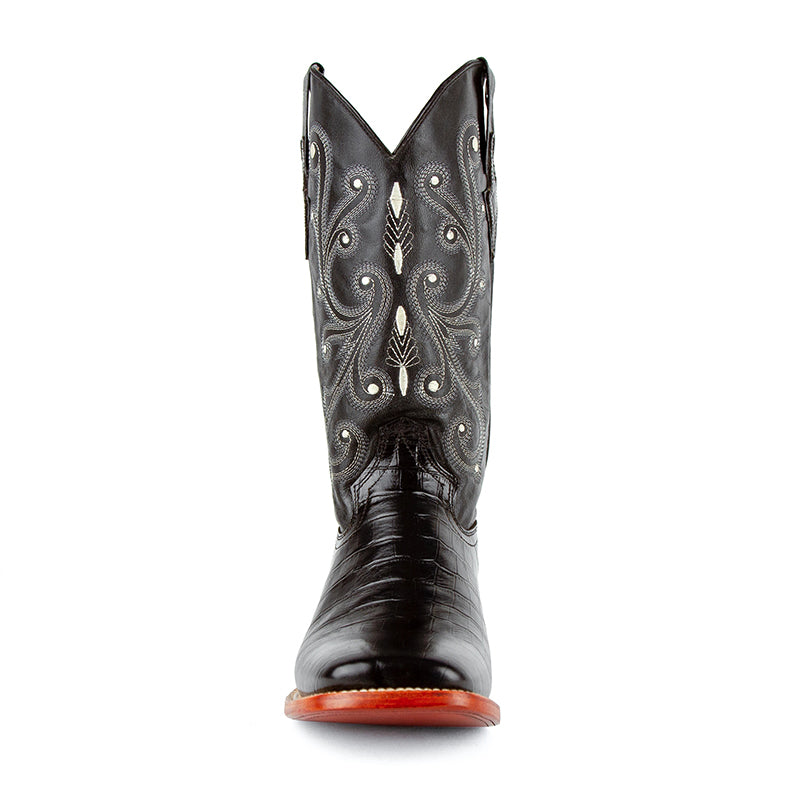 Ferrini Mustang 40793-04 Square Toe Boots Black