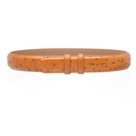 Ferrini Ostrich Quill Belt Cognac