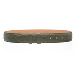 Ferrini Ostrich Quill Belt Forest Green