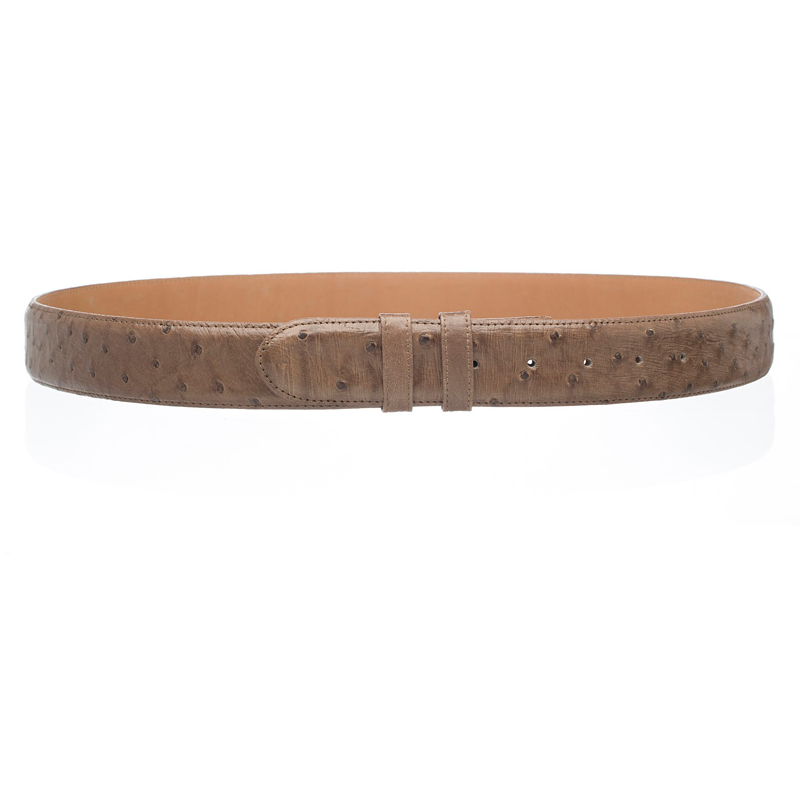 Ferrini Ostrich Quill Belt Mink