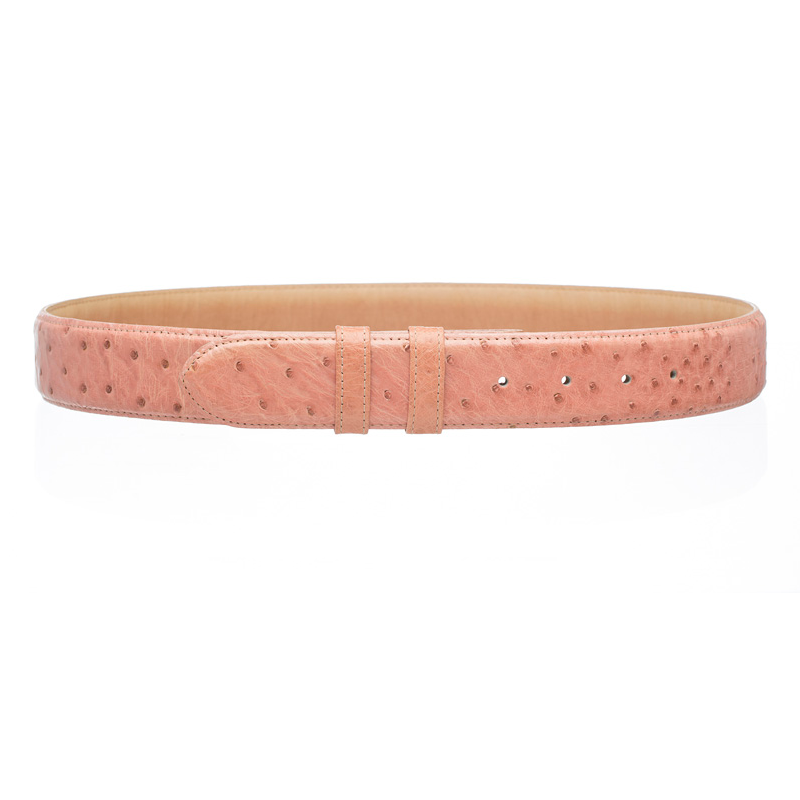 Ferrini Ostrich Quill Belt Pink