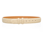 Ferrini Ostrich Quill Belt Winter White