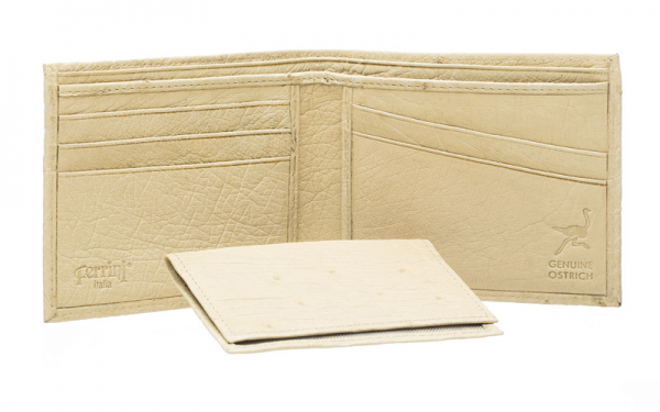 Ferrini AABF Ostrich Quill Billfold Wallet