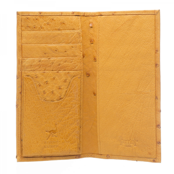 Ferrini AACK Ostrich Quill Checkbook Cover