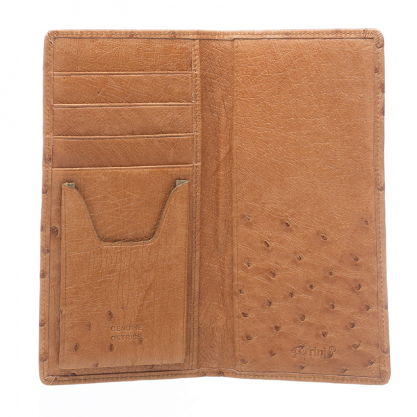 Ferrini AACK Ostrich Quill Checkbook Cover