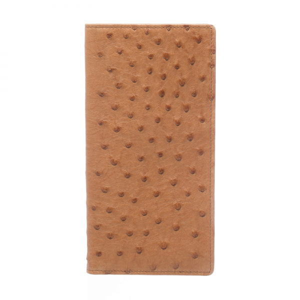 Ferrini AACK Ostrich Quill Checkbook Cover