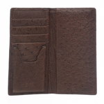 Ferrini AACK Ostrich Quill Checkbook Cover