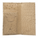 Ferrini AACK Ostrich Quill Checkbook Cover