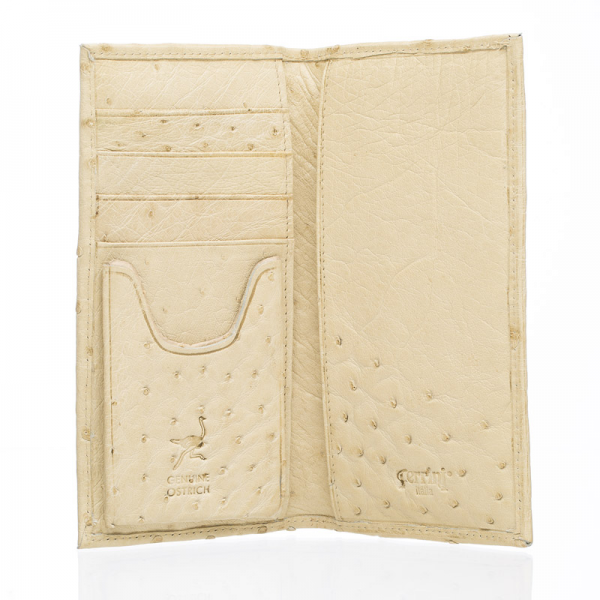 Ferrini AACK Ostrich Quill Checkbook Cover