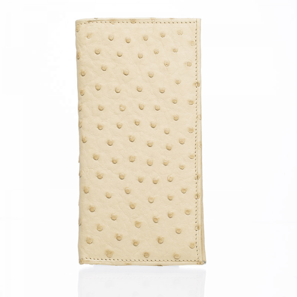 Ferrini AACK Ostrich Quill Checkbook Cover