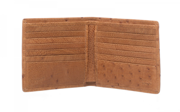 Ferrini AAHP Ostrich Quill Hipster Wallet