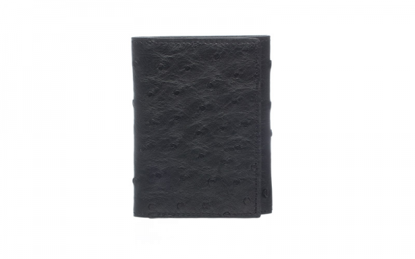Ferrini AATF Ostrich Quill Trifold Wallet