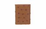 Ferrini AATF Ostrich Quill Trifold Wallet