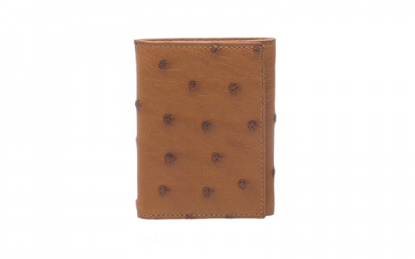 Ferrini AATF Ostrich Quill Trifold Wallet